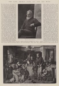 A néhai Thomas Faed, RA, és munkája